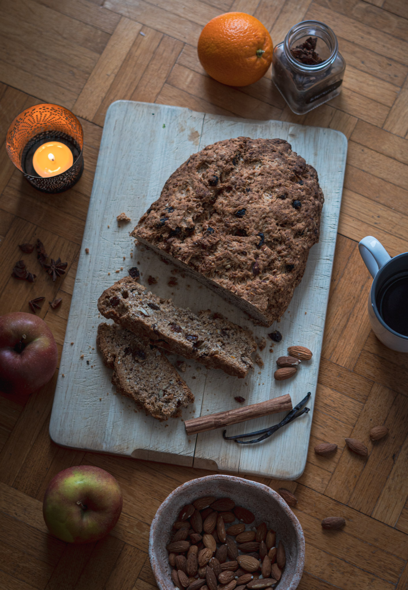 Veganer Weihnachtsstollen